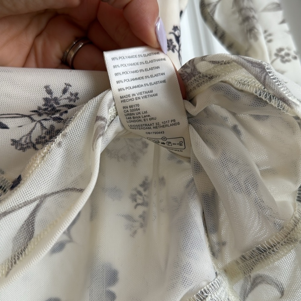 Free People Betty’s Garden Top | Neutral Combo | Size Small - Picture 5 of 9